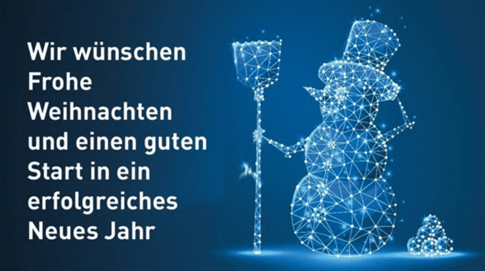 Glitzer Schneemann